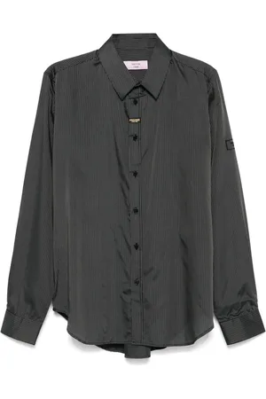 MARTINE ROSE Camisa con rayas estampadas