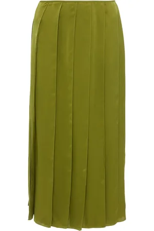 J.W.Anderson Falda midi con panel y listón
