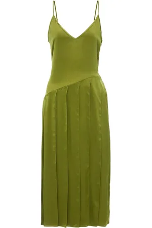 J.W.Anderson Vestido midi con panel en listón