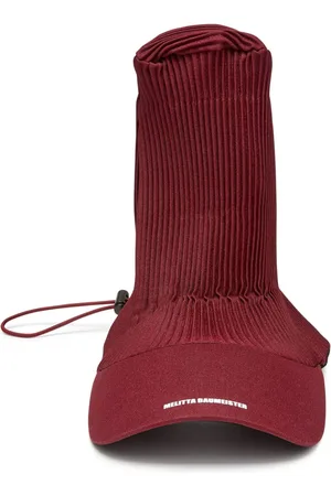 MELITTA BAUMEISTER Gorra plisada con logo estampado
