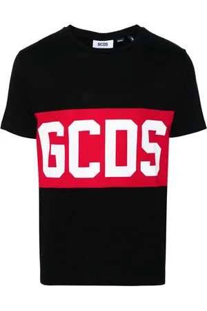 GCDS Playera con banda del logo
