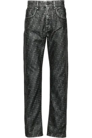 Fendi Jeans con motivo FF