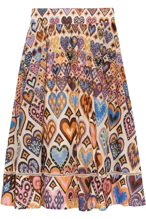 Farm Rio Falda larga Hearts Ikat