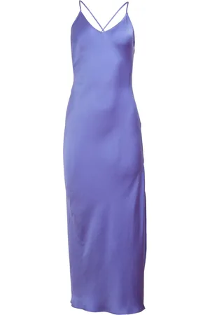 FLEUR DU MAL Slip dress largo con tiro alto