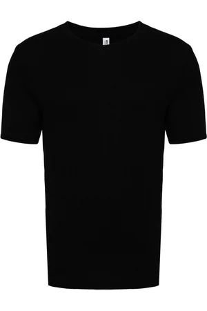Moschino Playera de canalé con franja del logo