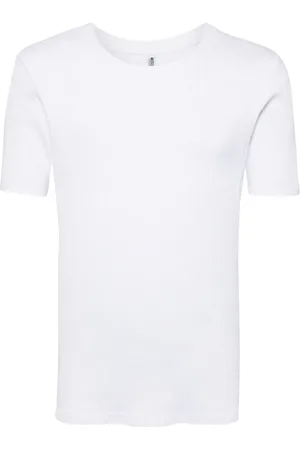 Moschino Playera de canalé con franja del logo