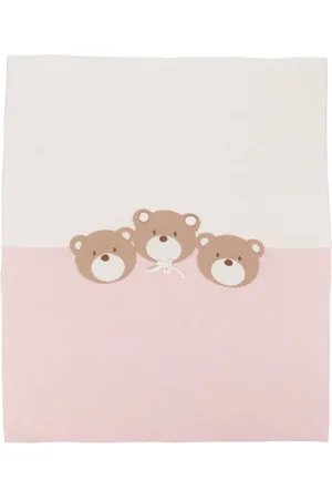 Le Bebé Enfant Manta con motivo de osito en jacquard