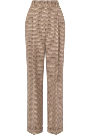 Moschino Pantalones con estampado geométrico