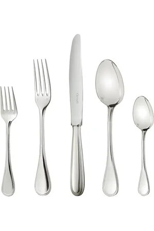 Christofle Set de cinco cubiertos Perles
