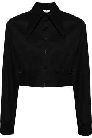 NOIR KEI NINOMIYA Camisa oversize con cuello de pico