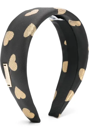 Moschino Diadema con corazón bordado