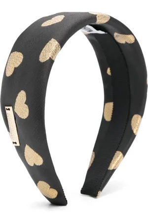 Moschino Diadema con corazón bordado