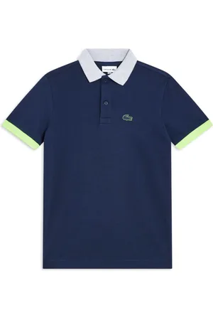 Lacoste Playera tipo polo con diseño color block