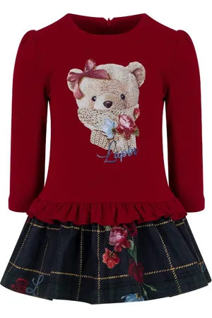 Lapin House Vestido con motivo de oso