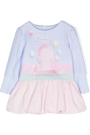 Lapin House Vestido con estampado gráfico