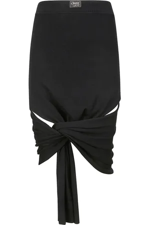 COPERNI Falda midi con parche del logo