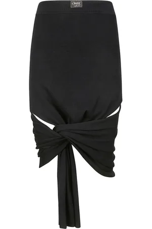 COPERNI Falda midi con parche del logo