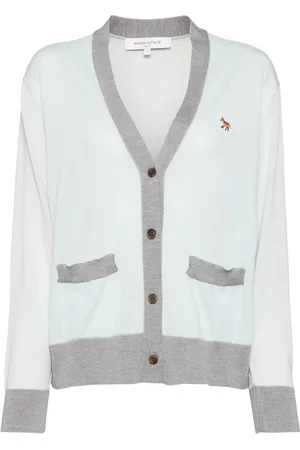 Maison Kitsuné Cárdigan con parche Baby Fox