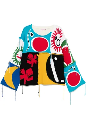 Charles Jeffrey Loverboy Suéter Patch Cable Knit