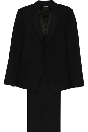 Ermenegildo Zegna Traje con motivo de cuadros