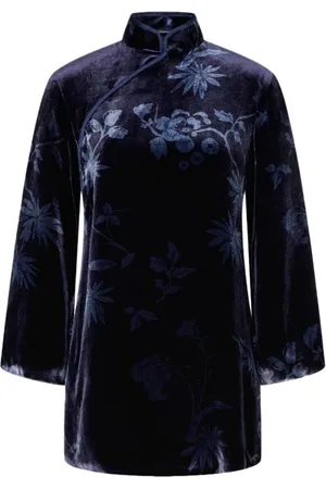 SHANGHAI TANG Blusa con estampado floral