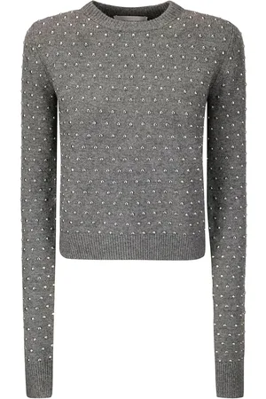 Sportmax Suéter con detalles de cristal