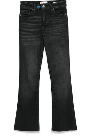 Frame Jeans Le Crop Mini Boot Raw Fray
