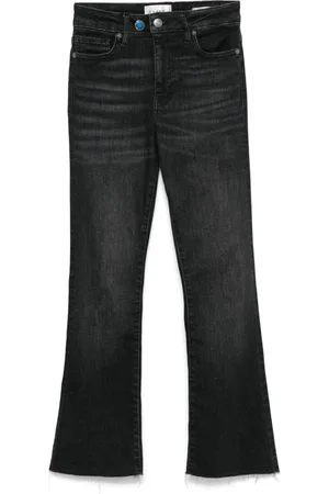 Frame Jeans Le Crop Mini Boot Raw Fray