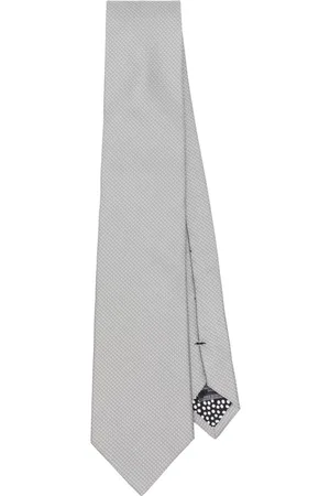 Paul Smith Corbata de seda con motivo de lunares mini