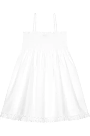 Dolce & Gabbana Vestido sin mangas con bordado inglés