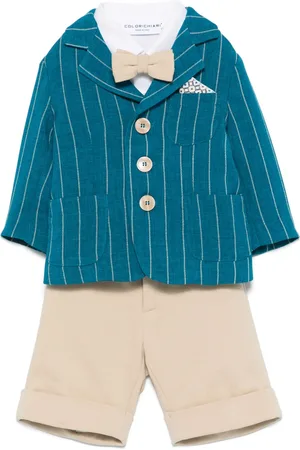 COLORICHIARI Set de pantalones con botones