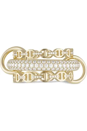 SPINELLI KILCOLLIN Anillo Microdame SK en oro amarillo de 18kt con diamantes de x Hoorsenbuhs