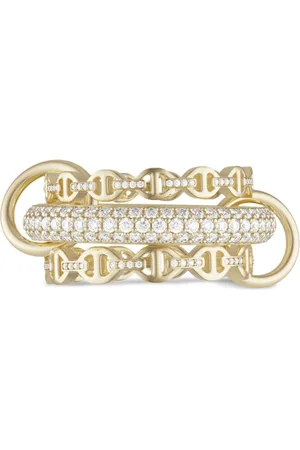 SPINELLI KILCOLLIN Anillo Microdame SK en oro amarillo de 18kt con diamantes de x Hoorsenbuhs