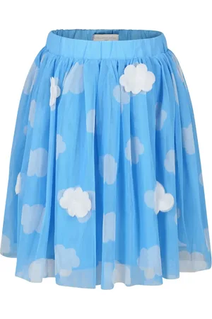 Stella McCartney Falda de tul con aplique de nube