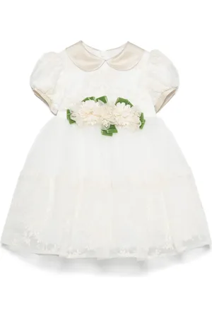 COLORICHIARI Vestido con bordado floral