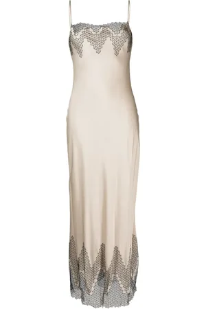 CARINE GILSON Vestido de fiesta de seda Calais-Caudry