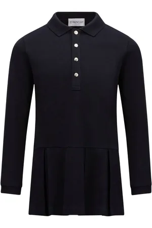 Moncler Vestido con cuello polo con parche del logo
