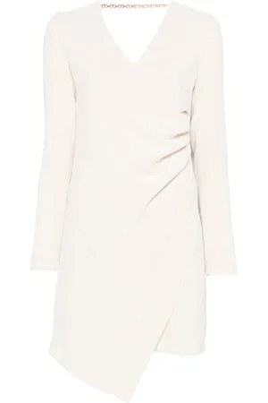 Twin-Set Vestido corto con cadena Oval T