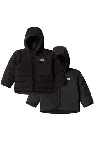 The North Face Chamarra capitonada con logo estampado