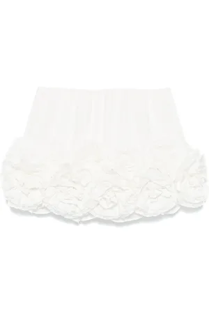 Shushu/Tong Falda corta con detalles florales