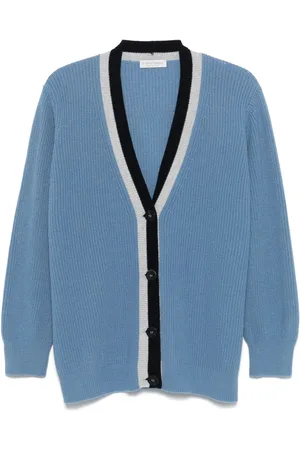 LE TRICOT PERUGIA Cárdigan con detalle de rayas