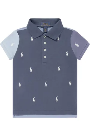 Ralph Lauren Playera tipo polo con logo bordado