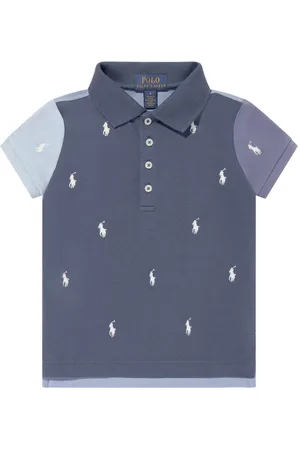 Ralph Lauren Playera tipo polo con logo bordado