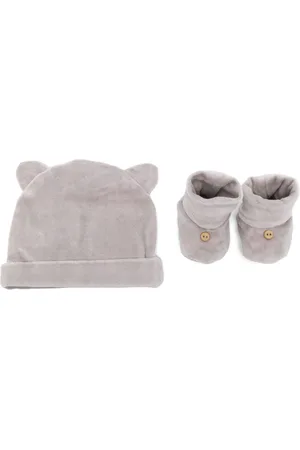 TEDDY & MINOU Set de gorro y zapatos de bebé