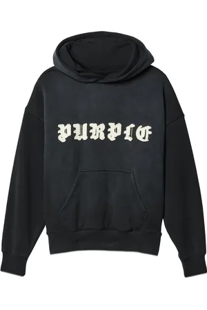 Purple Brand Hoodie con parche del logo