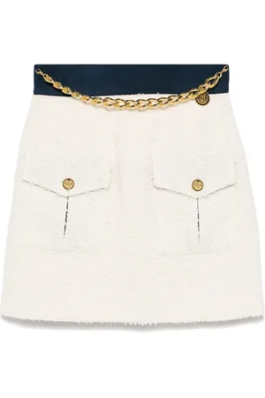 Elisabetta Franchi Falda corta de tweed