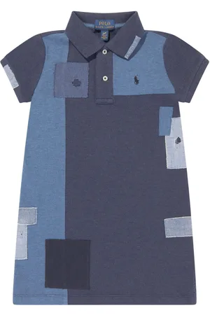 Ralph Lauren Vestido estilo playera tipo polo con logo bordado