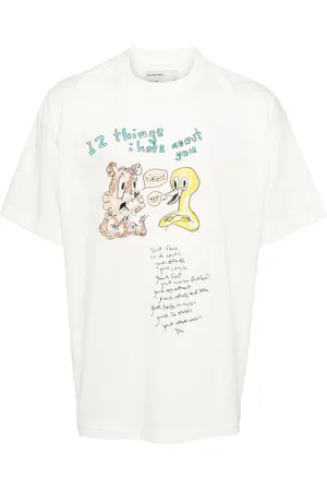 DOMREBEL Playera con motivo things