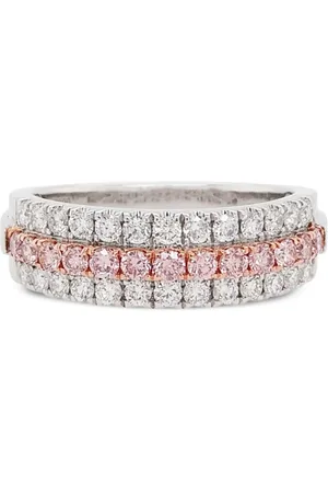 HYT Jewelry Anillo en platino con diamante rosa