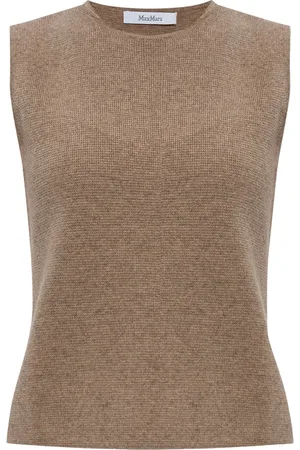 Max Mara Top tejido sin mangas
